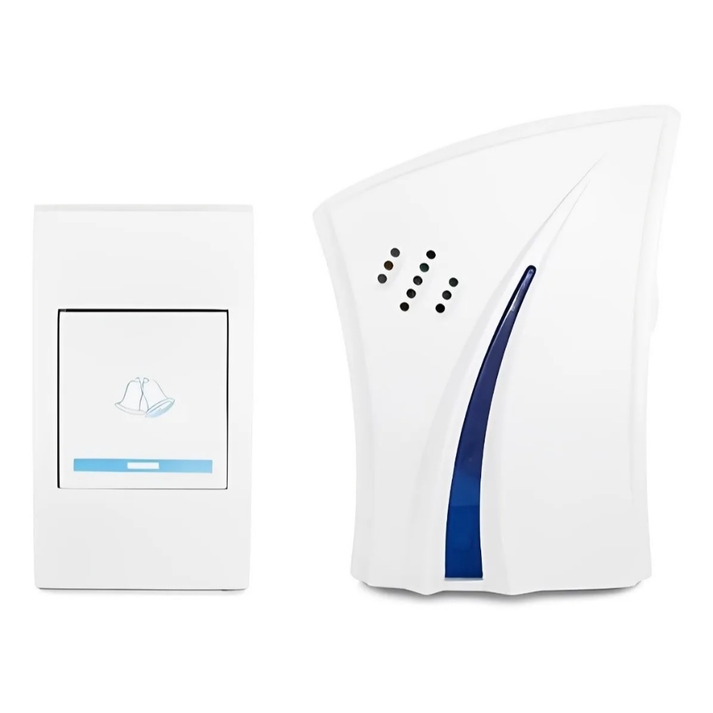 Campainha Sem Fio Residencial Wireless De Longo Alcance Wifi