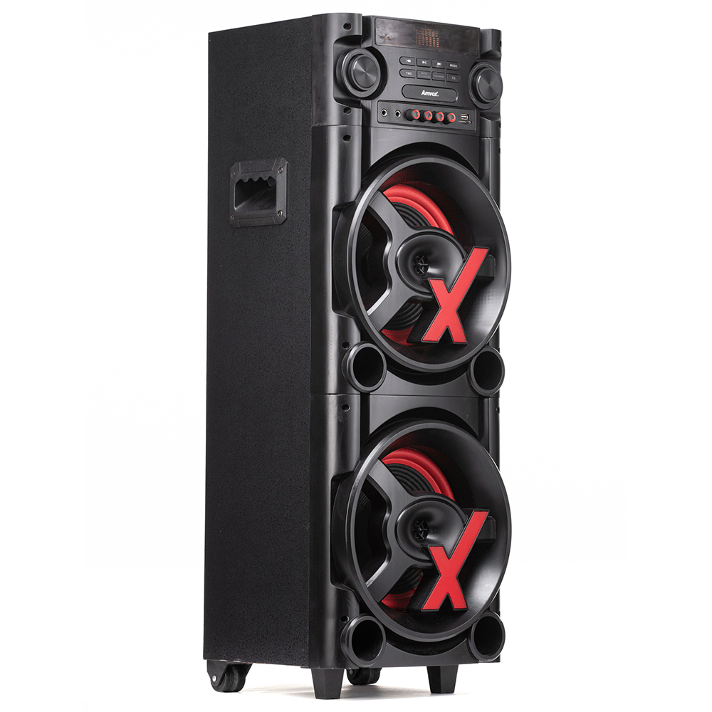 Caixa de Som Amvox New X 1000w Rms Bluetooth Aca1000 Bivolt - Audio