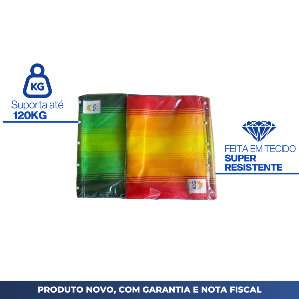 Kit 2 Tecido Reposição para Cadeira de Praia Refil Tecido Escolha a Cor — imagem 2 de 2