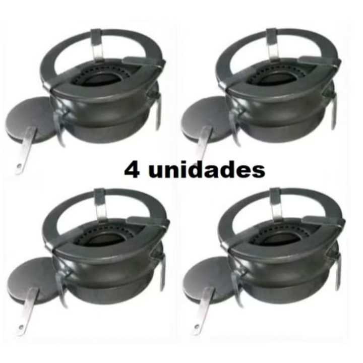 04 Fogão 1 Boca  A Àlcool Espiriteira SEM PINTURA em Oferta na Shopee