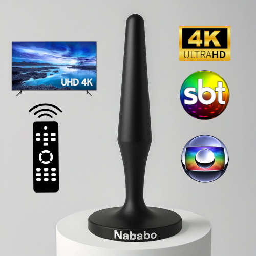 Antena Digital para TV | Imagem HD e Instalação Fácil | Alta Sensibilidade e Alcance