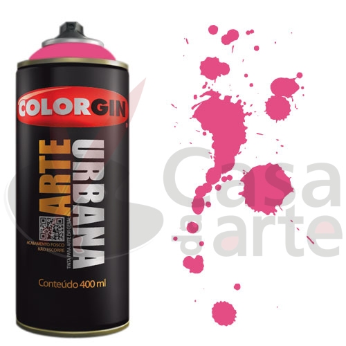 Tinta Spray Arte Urbana Colorgin 400ml 916 Rosa Lotus