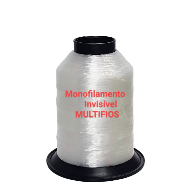 01 Linha de nylon monofilamento ( invisível )  para costura, artesanato N° 10, 12, 15, 18, 20 e 25 em Oferta na Shopee