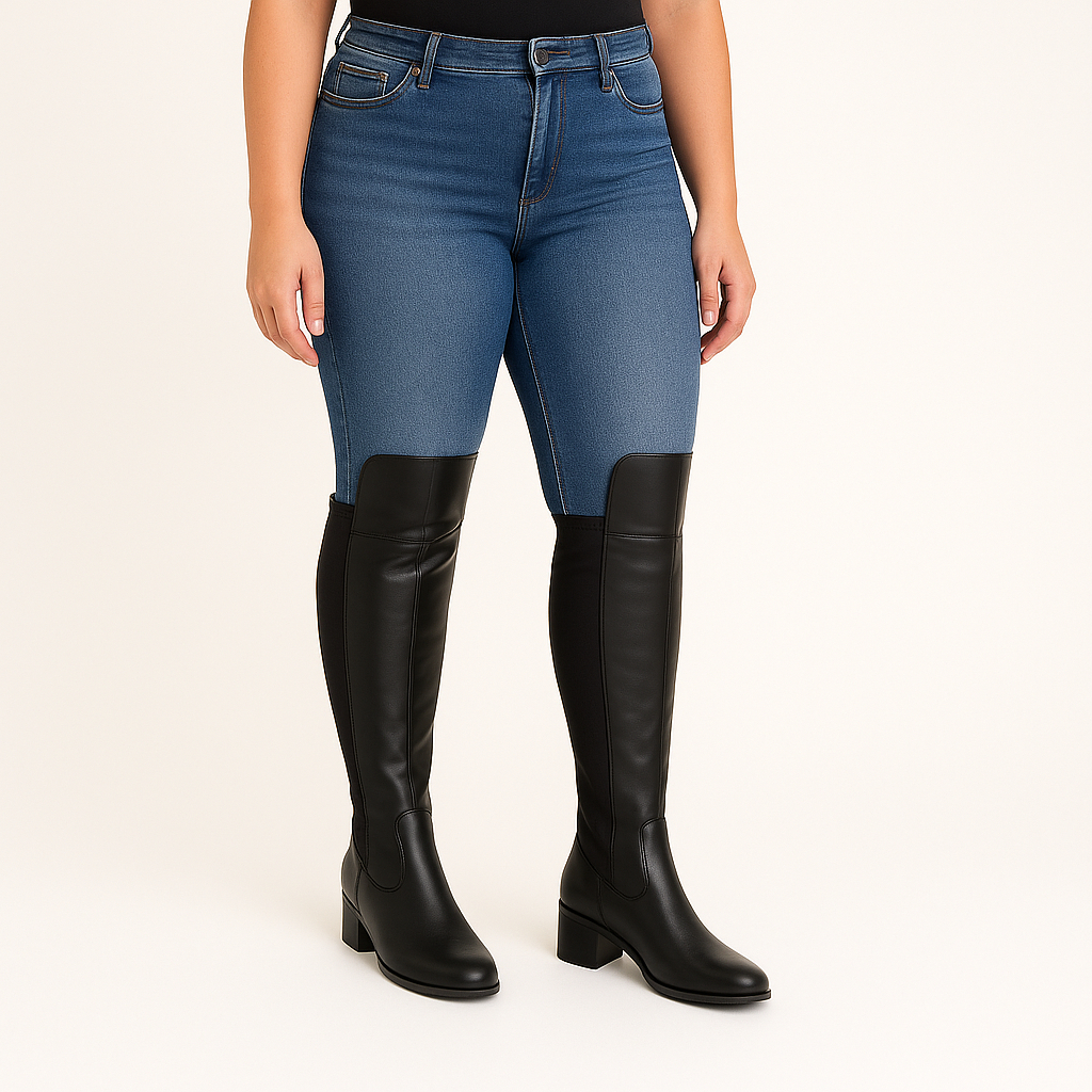 Bota Preta Cano Longo Salto Fino: Onde Comprar | BuscaProdutos