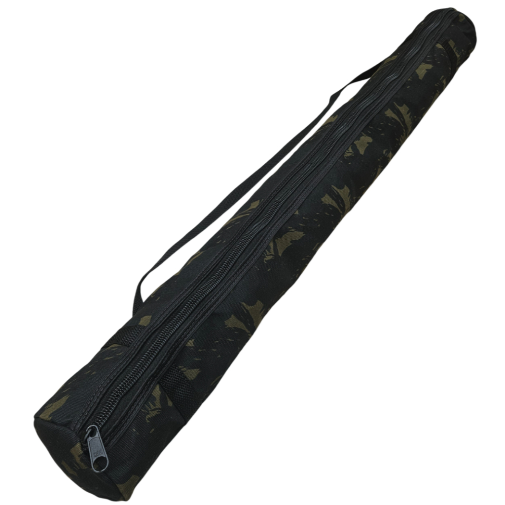 Bolsa Porta Varas Traia de Pesca Lona Grossa Impermeável Resistente Camuflada