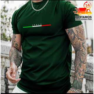 Camiseta Masculina 100% Algodão Envio Imediato em Oferta na Shopee