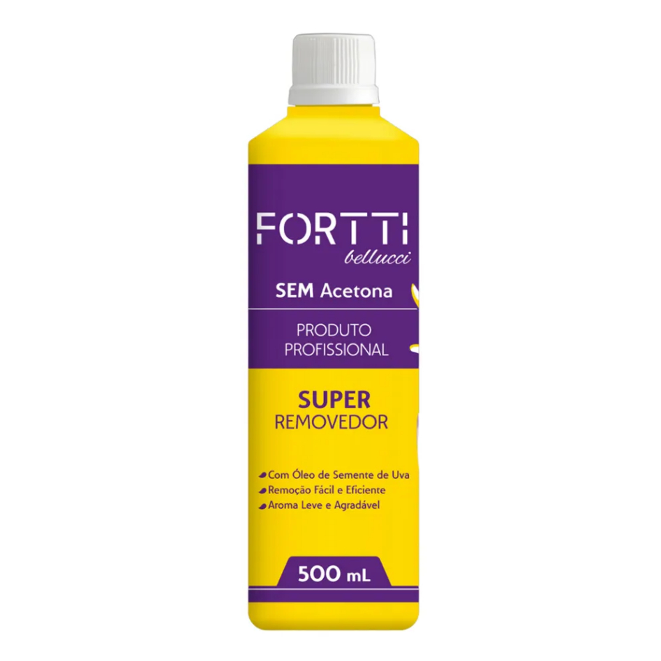 Removedor De Esmalte Fortti Sem Acetona 500 ml