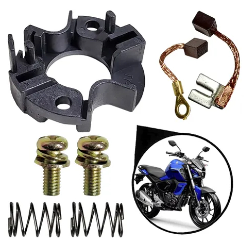 ESCOVA MOTOR PARTIDA YAMAHA FAZER 150 2014 A 2019/FACTOR 150/CROSSER 150/CRYPTON 105/NEO 115 05-11 em Oferta na Shopee