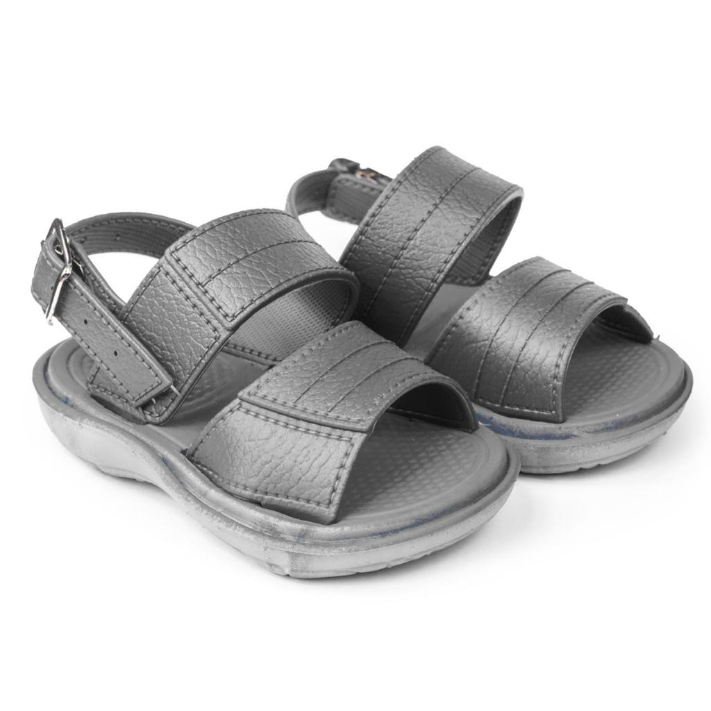 Sandália Papete Infantil Masculina Menino Bebê Macia Confortável Rasteira Casual Fivela Moda Criança