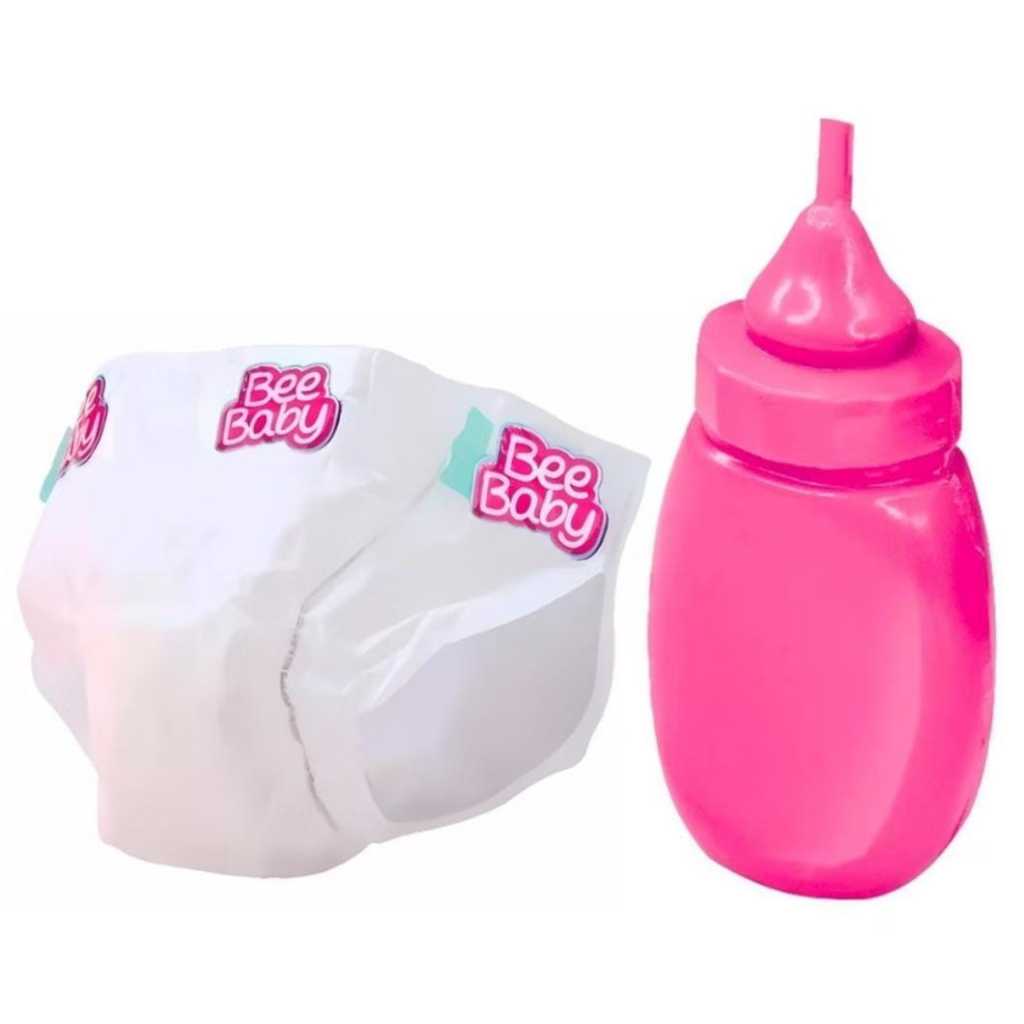 Boneca Bebê Paty Faz Xixi De Verdade Com Acessórios Mamadeira e Fralda - Envio Imediato -