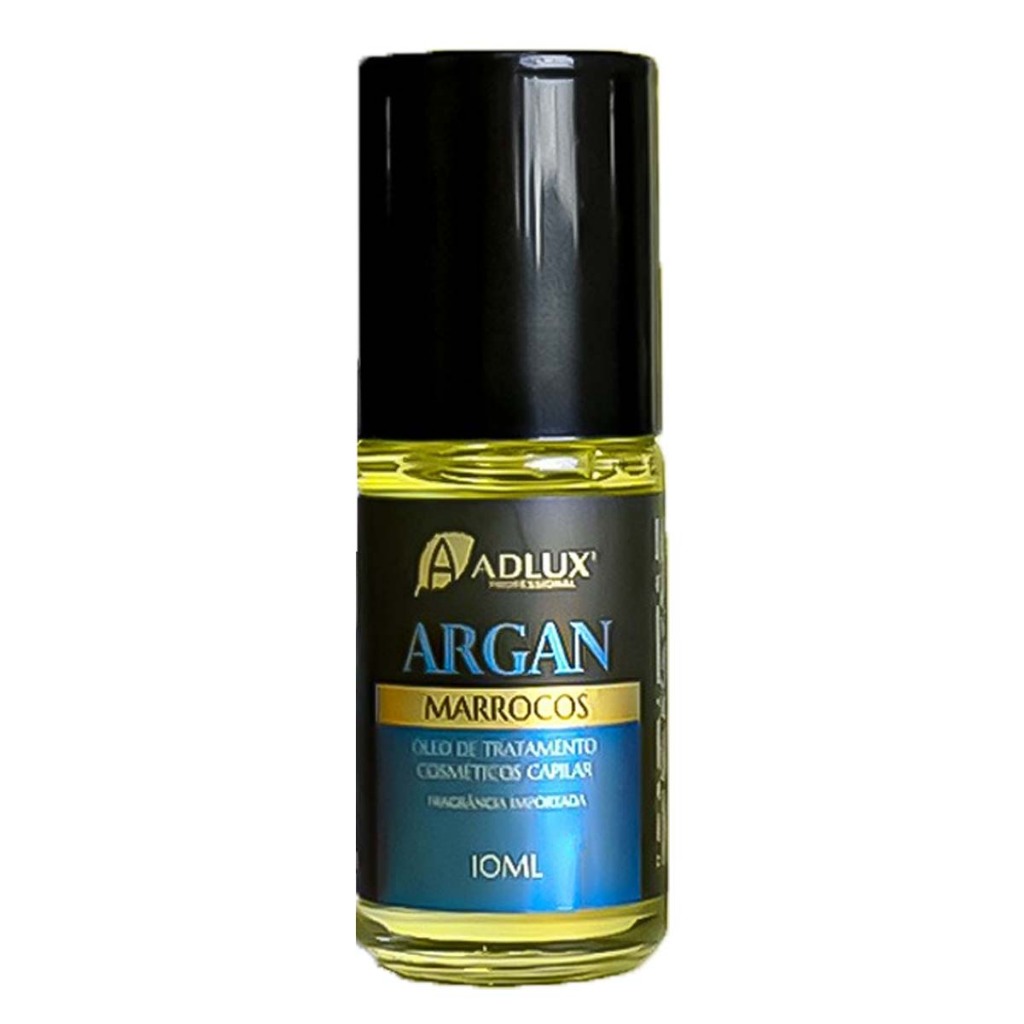 OLEO DE ARGAN ADLUX HIDRATAÇÃO POS ESCOVA PROGRESSIVA ALTO IMPACTO LIMPEZA 10ML