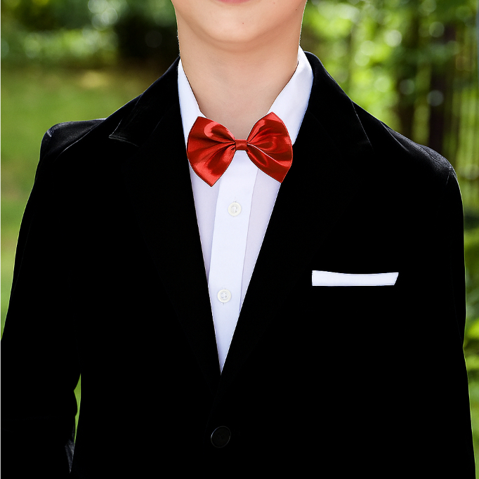 Gravata Pajem Acessório Prizilha casamento: Vermelho, Branco,, Rosa Chiclete Oliva REF4198 em Oferta na Shopee