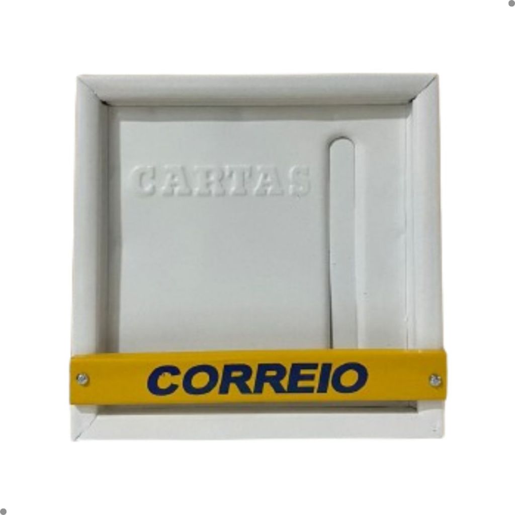 Caixa de Correio Correspondência Grade Portão Vertical Com Mola