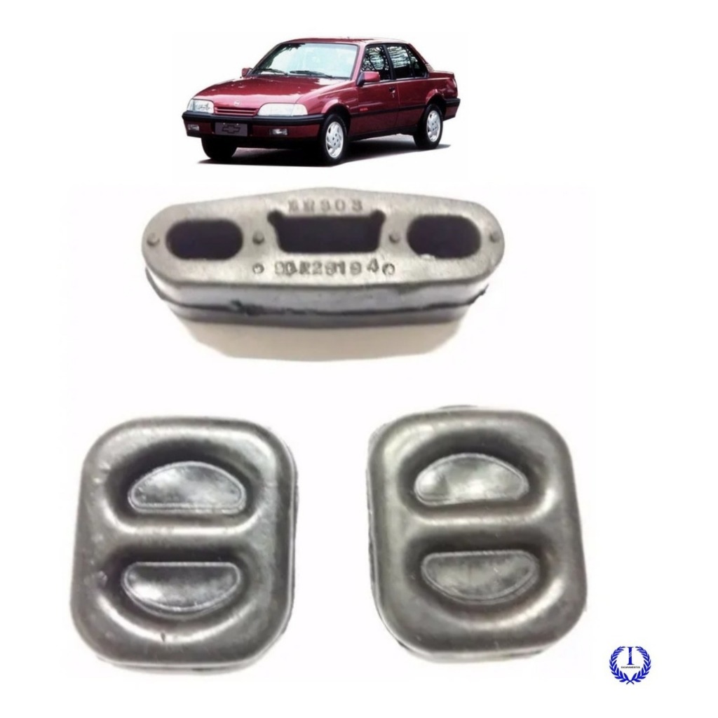 Jogo De Borracha / Coxim Escapamento Monza 91... (tubarão ) em Oferta na Shopee