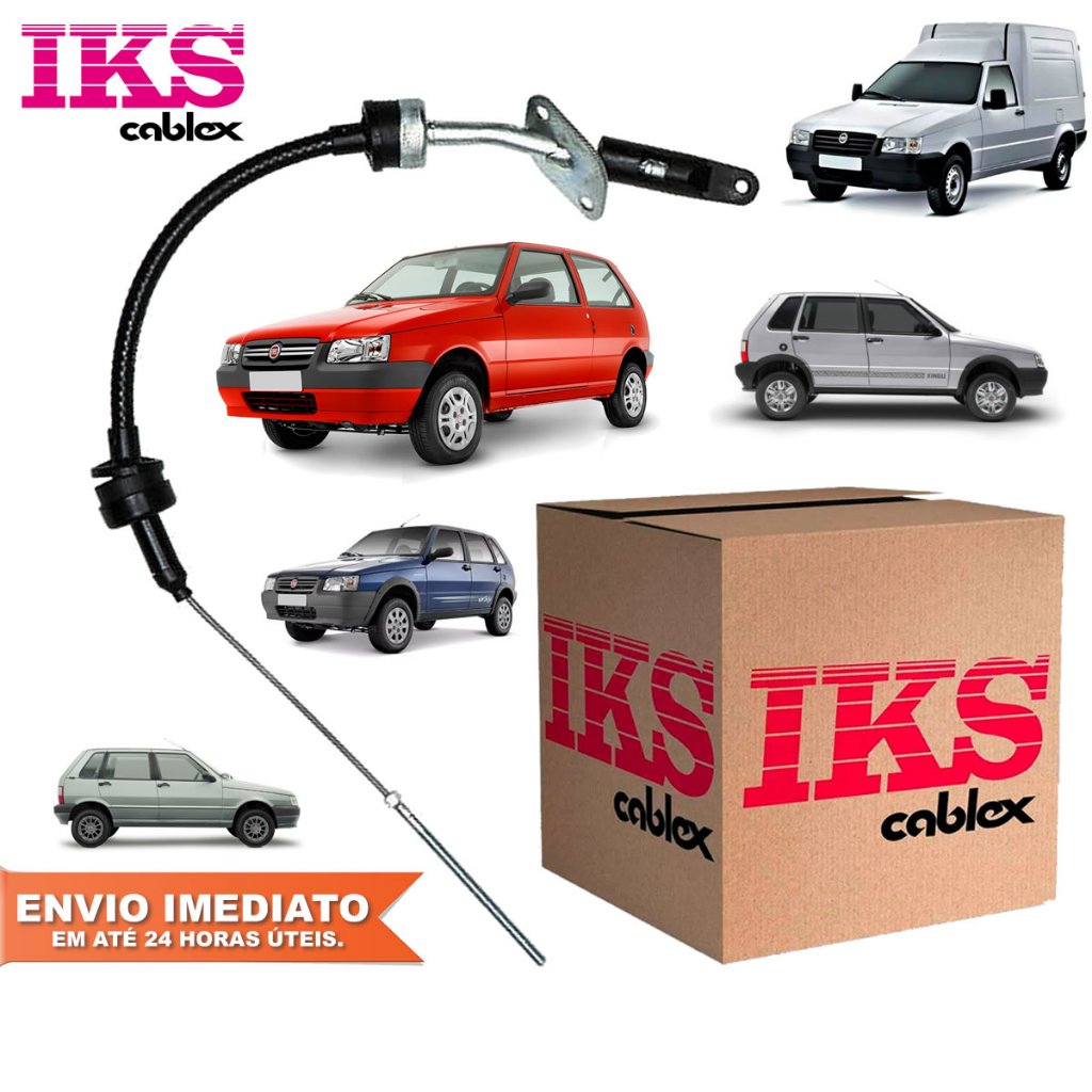 Cabo De Embreagem Fiat Uno Mille 1.0 2001 a 2013 Fiorino 1.3 8v Fire Novo IKS com Nfe Garantia em Oferta na Shopee