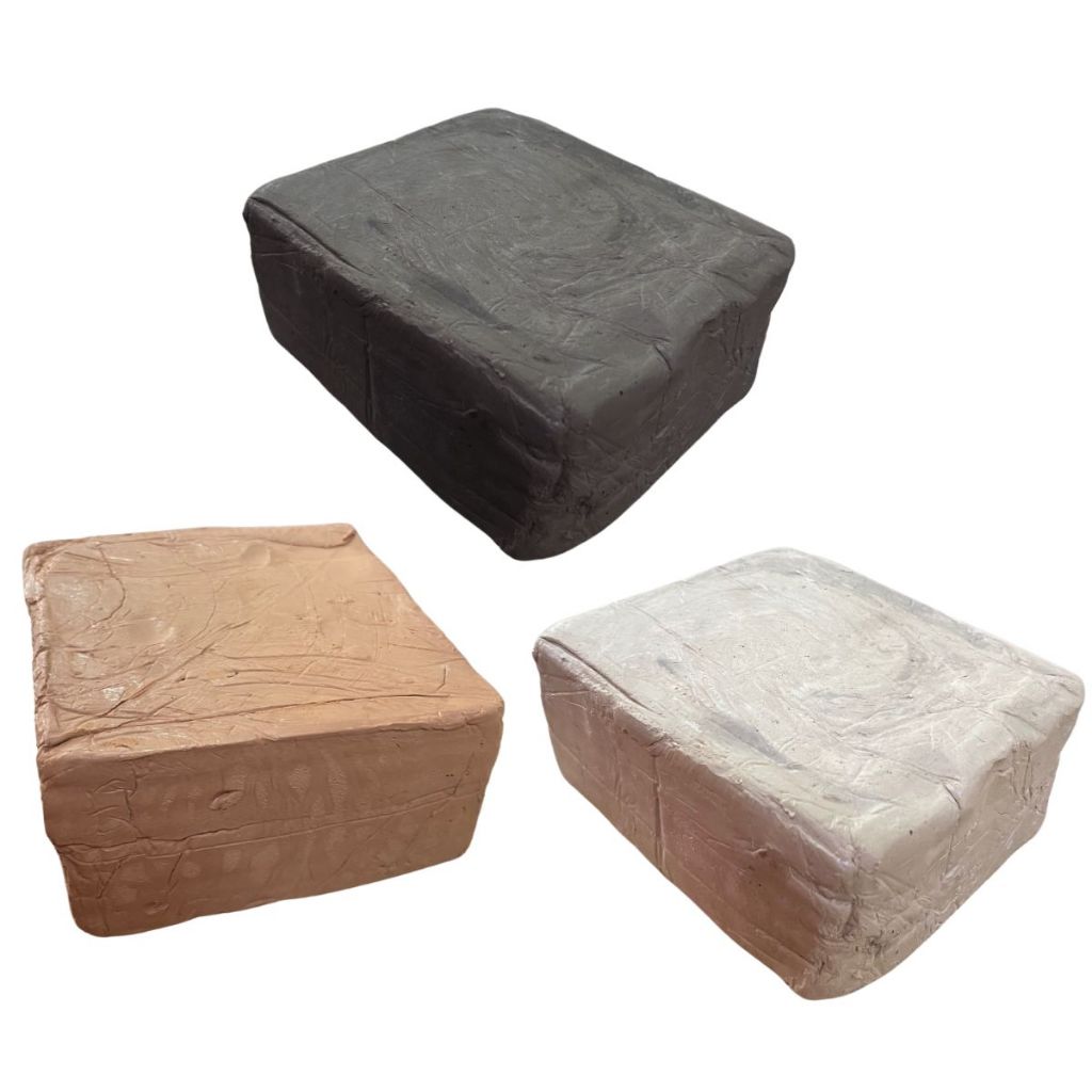 Argila Natural Para Modelar Artesanato Escultura 1Kg.