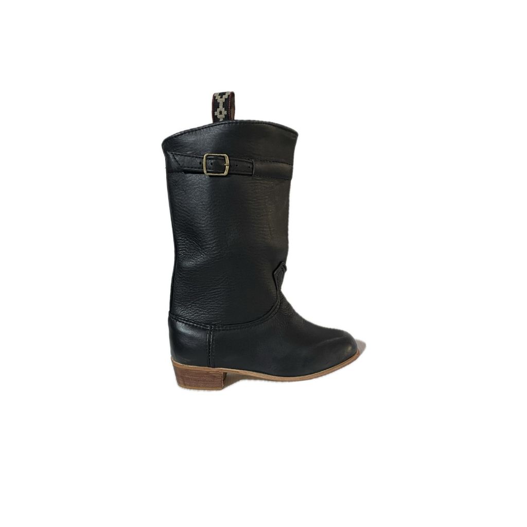 bota infantil torneada de couro legitimo n°23 ao 34 barata danca campo ctg