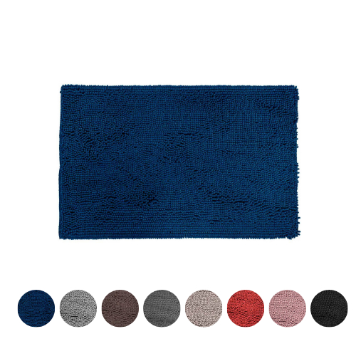 Tapete Banheiro 38x58 Antiderrapante Bolinha Macarrão lavabo casa felpudo box absorvente água