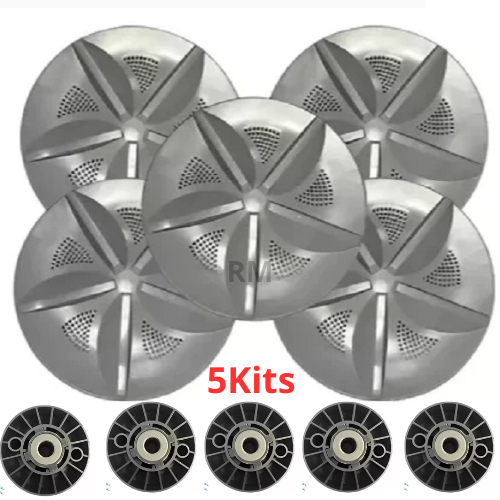 Kit Bucha e Agitador Cinza Suggar Até 16kg Com Cubo (5Kits)