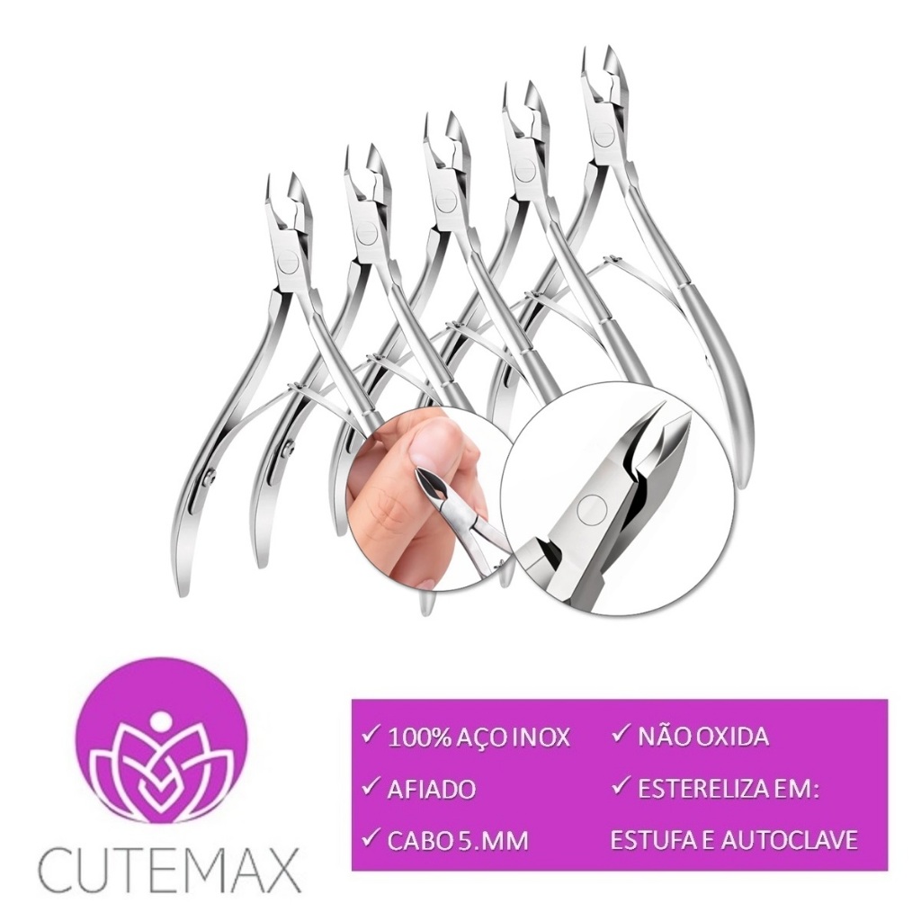 Escolha Kits Alicate De Cutícula Unha Manicure PROFISSIONAL Original Lâminas Em Aço Inox em Oferta na Shopee