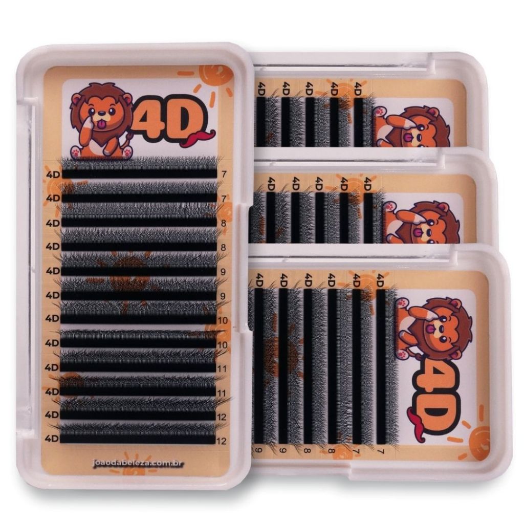 Cílios João Da Beleza W 4d Curvatura M - Mix em Oferta na Shopee