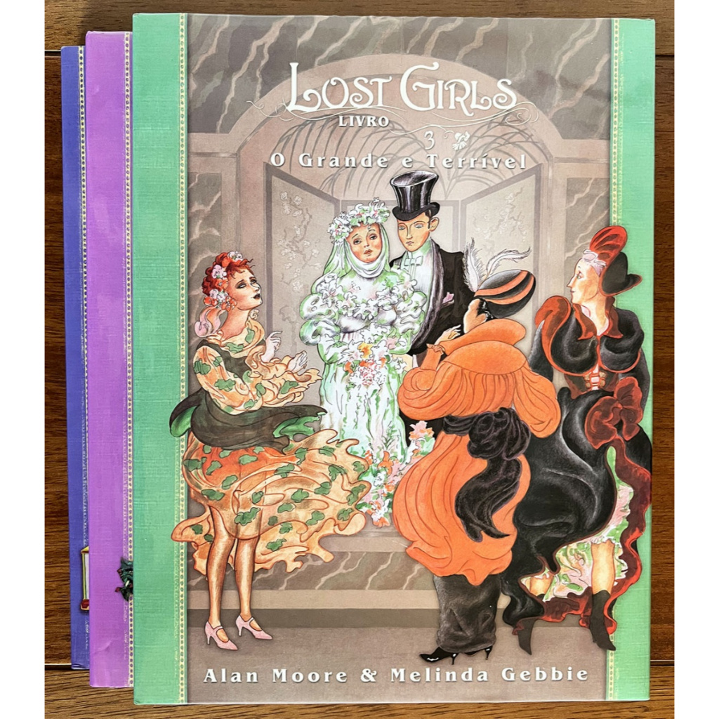 Lost Girls, Alan Moore & Melinda Gebbie, Livros 1, 2 e 3 (série completa), Devir Livraria