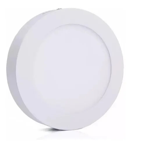 Plafon Sobrepor Redondo LED 6w Painel Bivolt 12x12 — R$ 28,90 em Shopee