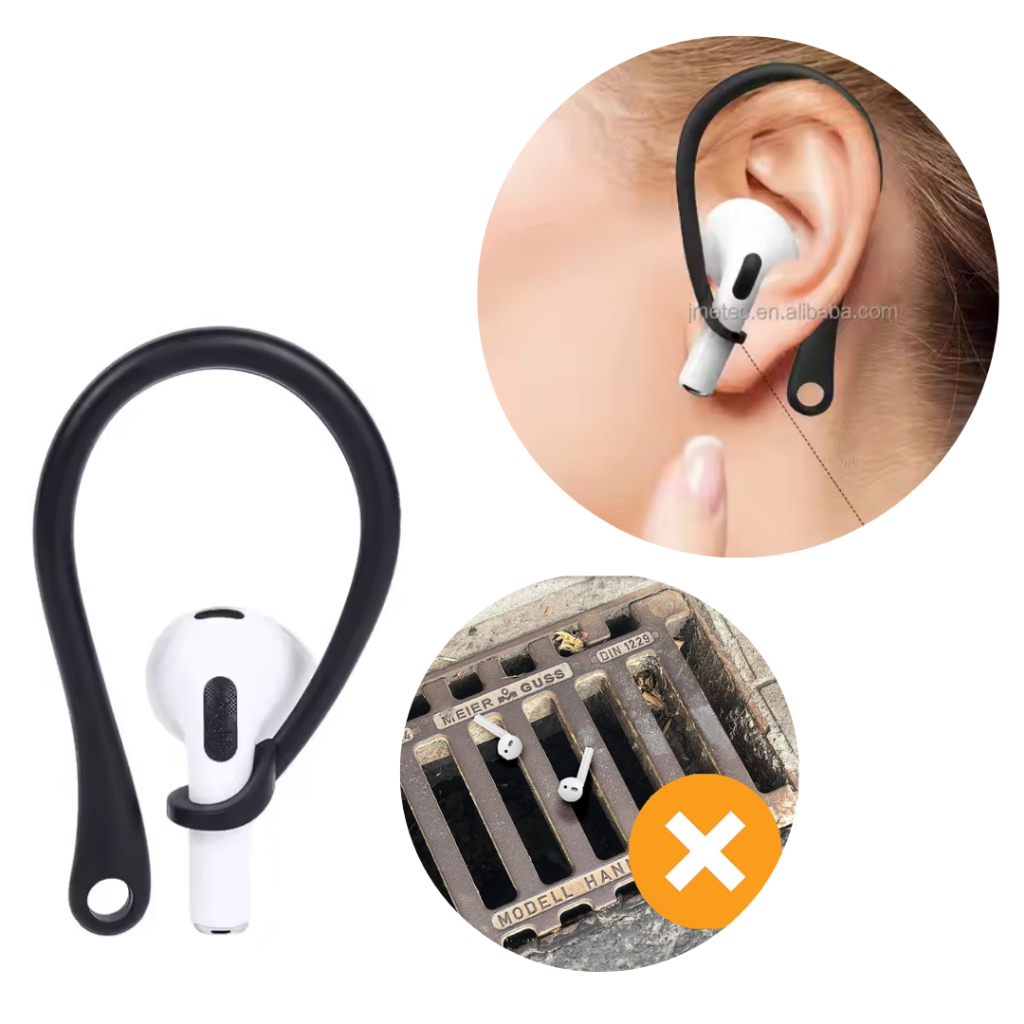 Suporte Fixador Gancho De Orelha Para Fone AirPods 1 2 3 Pro e Fones com a mesma base e Genericos em Oferta na Shopee