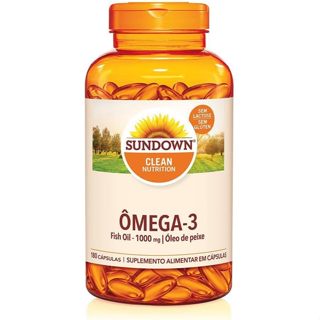 Suplemento Alimentar Sundown Ômega 3 1000mg Com 180 Cápsulas em Oferta na Shopee