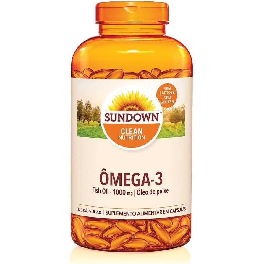 Suplemento Alimentar Sundown Ômega 3 1000mg Com 320 Cápsulas em Oferta na Shopee