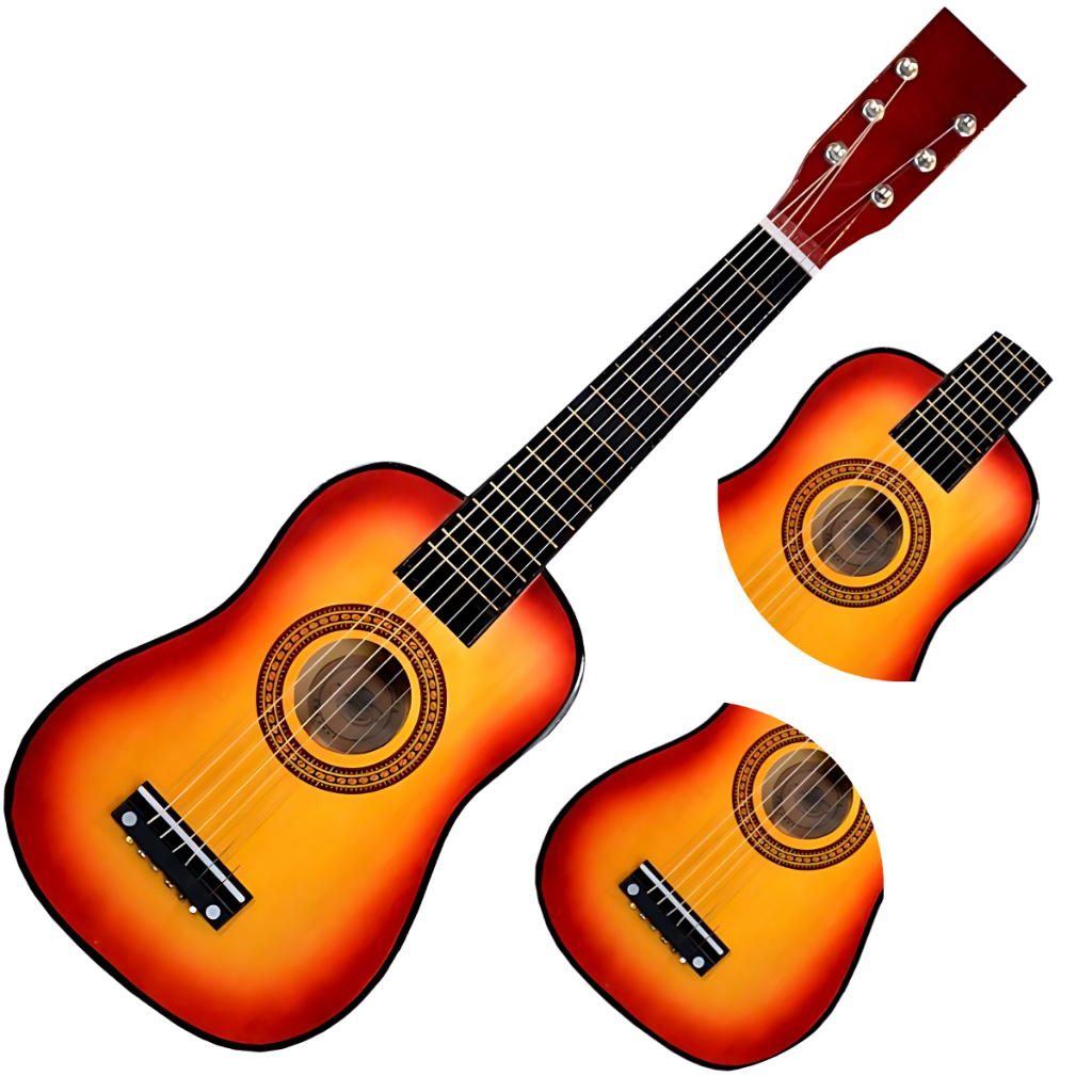 Mini Violao Infantil Semi Profissional Madeira Aprendizagem