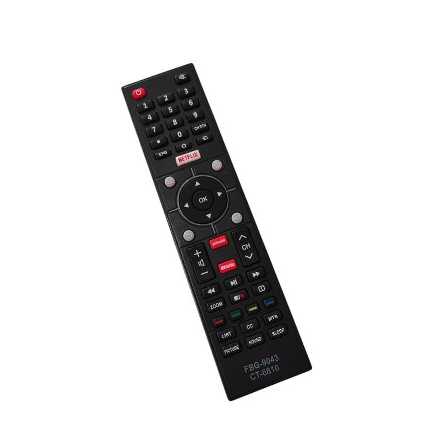 Controle Remoto Compativel Tv Semp Smart Netflix Le2456f / Lc4051fda FBG-9043