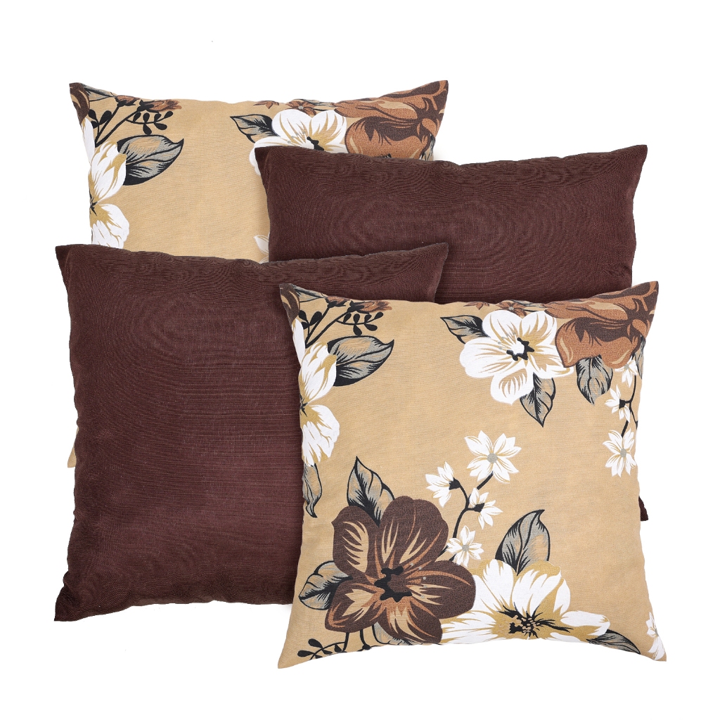 Kit com 4 capas de alta qualidade resistente tamanho 45 x 45  cm decorativas com ziper em Oferta na Shopee