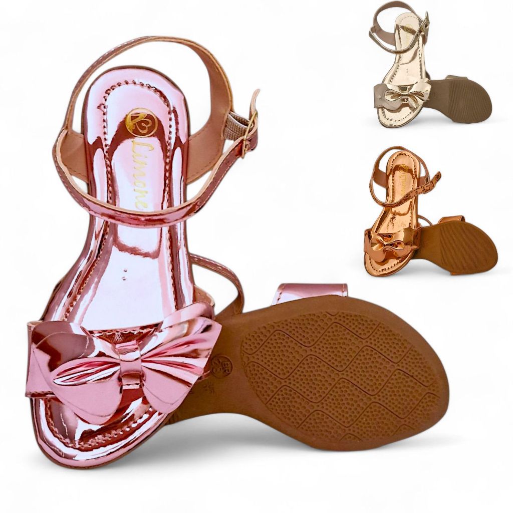 Sandália Juvenil Infantil Rasteira com Laço Moda Infantil Loja de Fábrica Volta as  Aulas em Oferta na Shopee