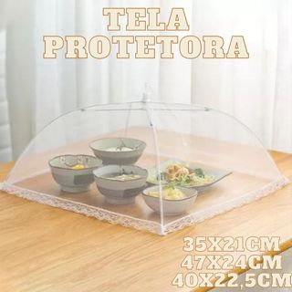 Tela Protetora Para Alimentos Nos Tamanhos 35x21Cm E 47x24Cm E 40x22,5Cm Prático E Fácil Top Util em Oferta na Shopee