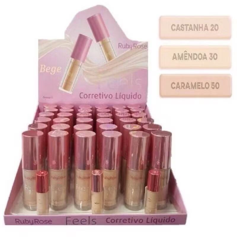 Corretivo Líquido Feels HB8102  Ruby Rose em Oferta na Shopee