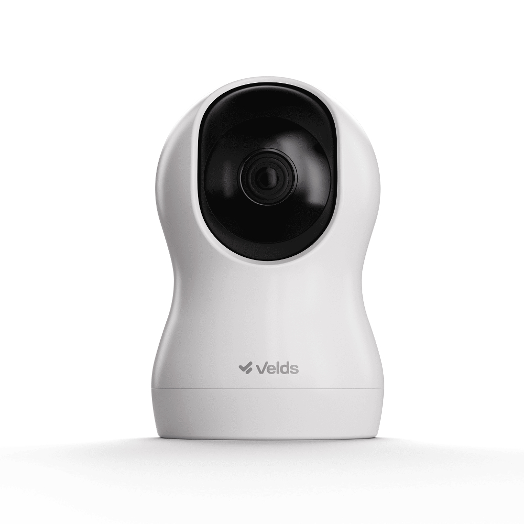 Câmera Inteligente Wi-Fi Interna 360° Velds, 2K, Visão Noturna com Detecção de Corpo Humano, Bivolt