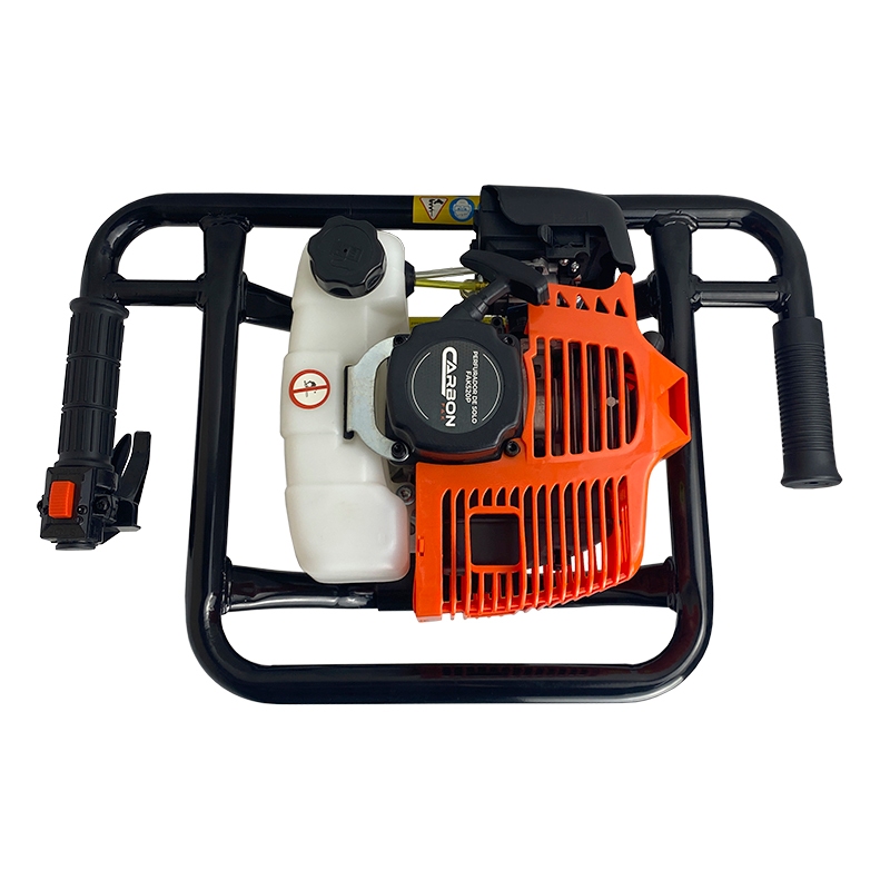 Perfurador de Solo a Gasolina 52cc 2,5HP Profissional com brocas 10cm + 20cm + 30cm + Extensão 60cm Carbon Fak — imagem 2 de 2