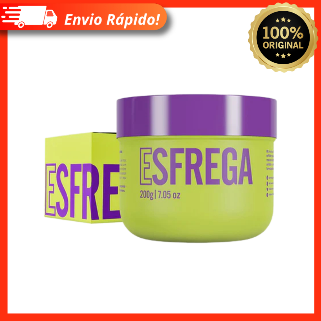 Bb Cream Esfrega Bumbum 200g - Creme Hidratante Renova Pele - Beleza Brasileira