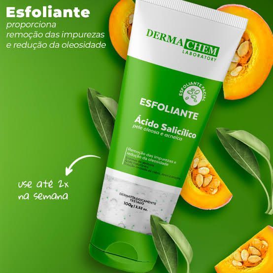 Gel Esfoliante Facial Pele Oleosa e Acne Dermachem