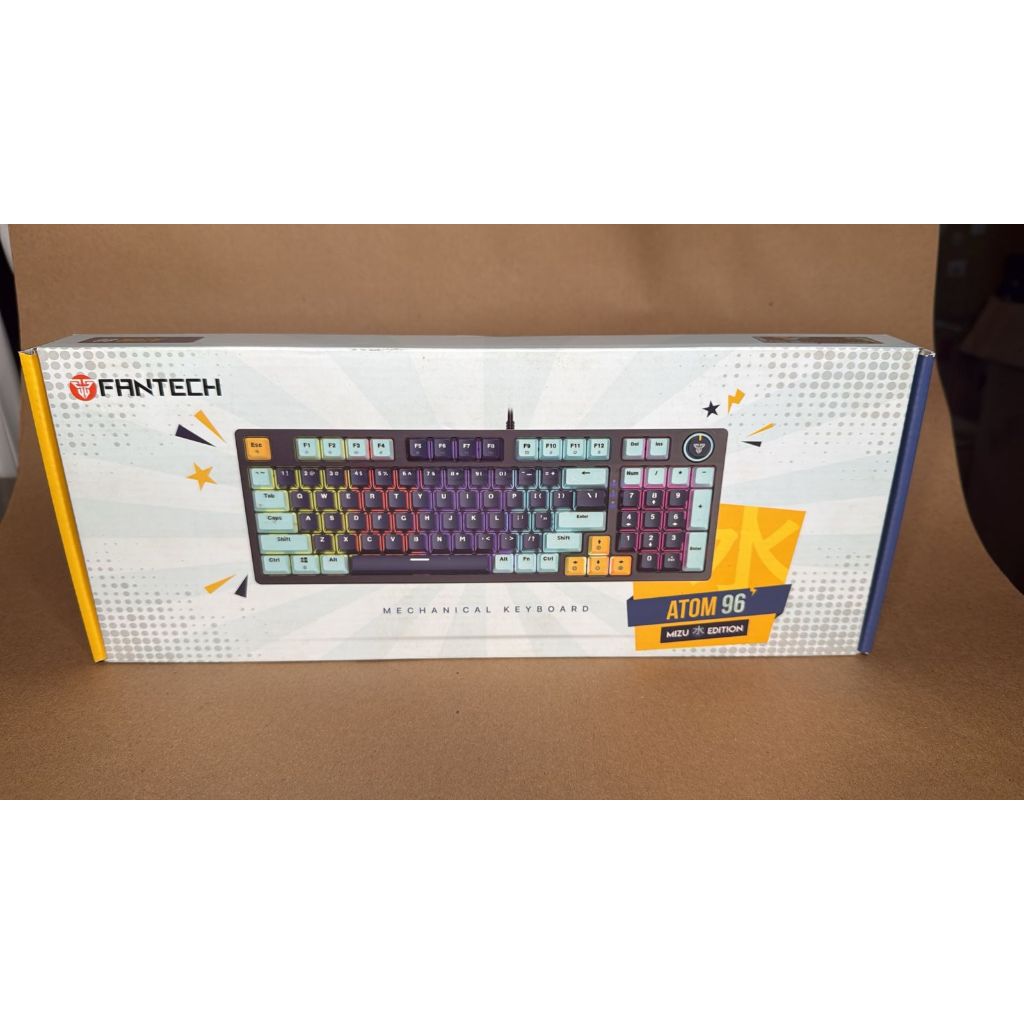 Teclado Mecanico Fantech Atom96 Mizu Edition, Rainbow, Switch Vermelho, MK890V2-NAB-RD [OPEN BOX]