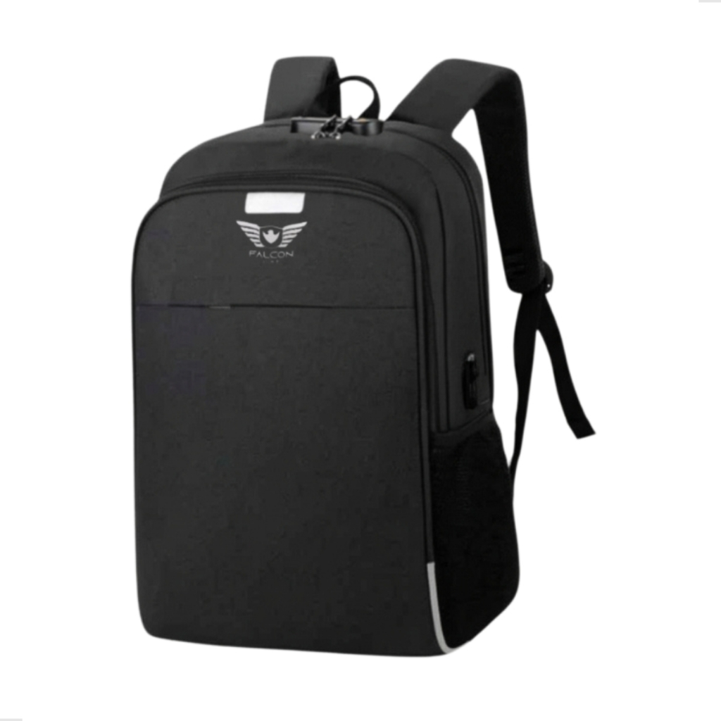 Mochila Executiva Notebook Multifuncional Unissex para Viagem com Cadeado com Senha Entradas USB P2