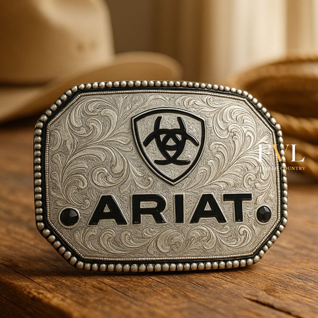 Fivela Ariat Country Rodeio Cowboy Peao Premium Western Pecuaria em Oferta na Shopee