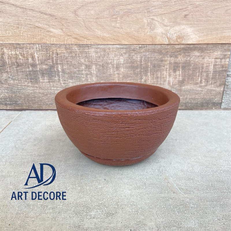 Vaso Polietileno Para Plantas Cactos e Suculentas Bacia P 25x13 com Prato em Oferta na Shopee