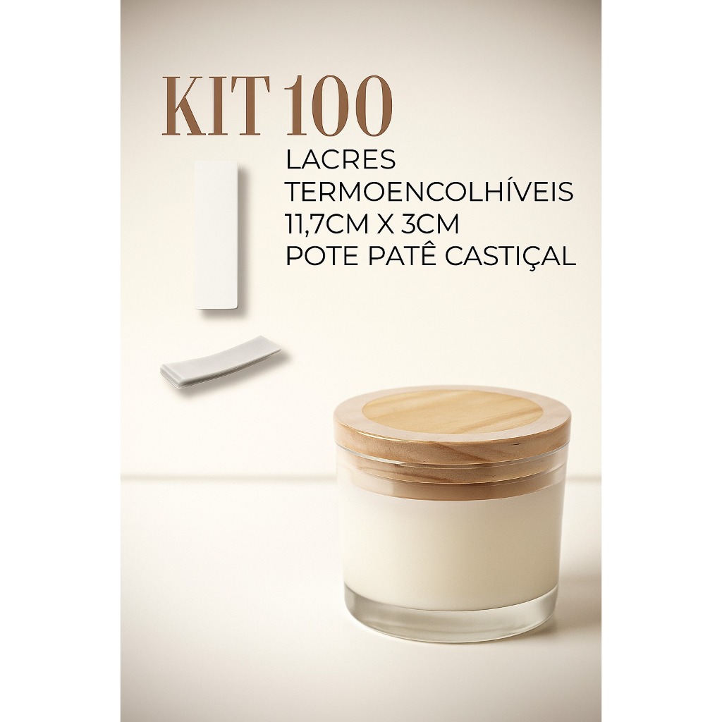 Lacre Termoencolhível P/ Potes 74mm em Oferta na Shopee