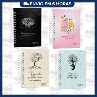 Agenda TDAH 2026 Tam. A5 – Organização Diária com Layout Simples, Funcional e Foco na Produtividade em Oferta na Shopee