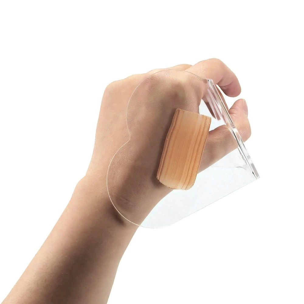 Maquiagem Paleta De Maquiagem Acrílica Bandeja De Mistura Clara Mão Amor Coração Para Cosméticos Arte Do Prego