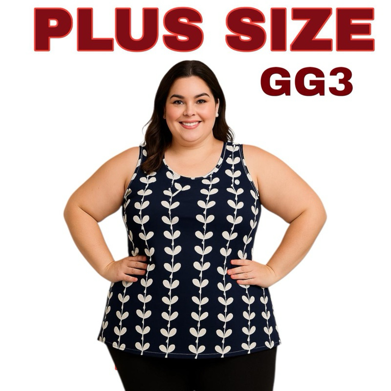 Regata Feminina Plus Size De Senhora Malha Fria Abertura Lateral G3 Básica Alça Larga