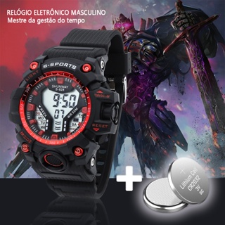 Relógio Masculino À Prova D'água Digital Esportivo Original Cronômetro Led Eletrônico Multifuncional em Oferta na Shopee