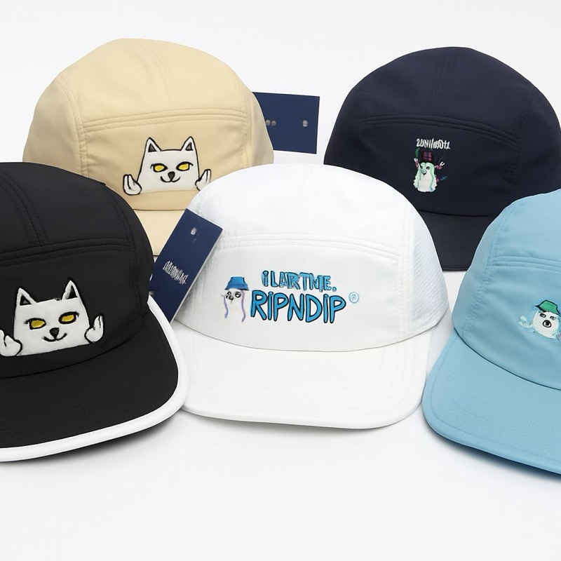 Boné sup rinpdip five panel Verão Chapéu Sol Masculino Moda fitao cores grife aba curva chique